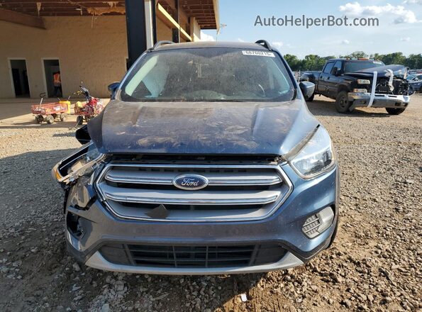 1FMCU0GD2JUB07602 2018 FORD ESCAPE Синий Вид спереди