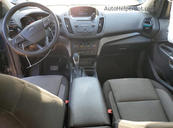 1FMCU0GD2JUB07602 2018 FORD ESCAPE Синий Вид панели приборов