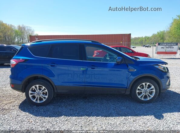 1FMCU0GD2JUD38919 2018 FORD ESCAPE Blue Սարքավորումների վահանակի տեսք