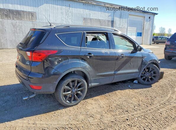 1FMCU0GD2KUA61657 2019 FORD ESCAPE Black Tył prawy