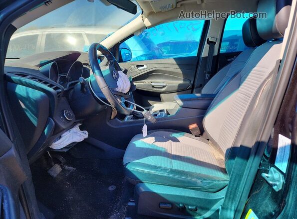 1FMCU0GD2KUA61657 2019 FORD ESCAPE Black Widok wnętrza z przodu