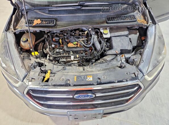 1FMCU0GD2KUB10632 2019 FORD ESCAPE Charcoal Вид підкапотного простору