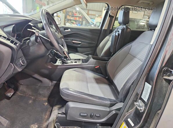 1FMCU0GD2KUB10632 2019 FORD ESCAPE Charcoal Вид салону спереду