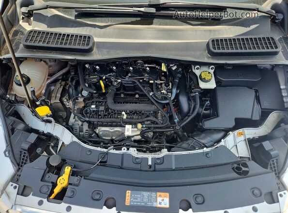1FMCU0GD2KUB13028 2019 FORD ESCAPE Silver Շարժիչի բաժամունքի տեսք