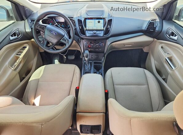 1FMCU0GD2KUB13028 2019 FORD ESCAPE Silver Առջևի վահանակի տեսք