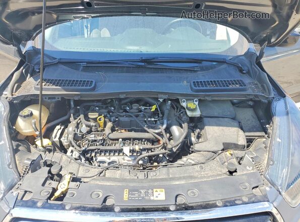 1FMCU0GD2KUB64027 2019 FORD ESCAPE Угольный Вид задней части салона