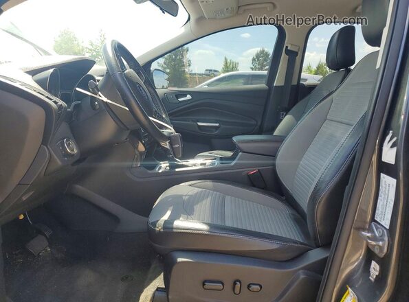 1FMCU0GD2KUB64027 2019 FORD ESCAPE Угольный Вид салона спереди