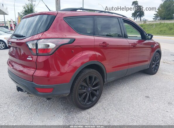 1FMCU0GD3HUC44171 2017 FORD ESCAPE Красный Задняя правая четверть