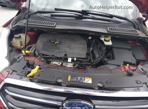 1FMCU0GD3HUC44171 2017 FORD ESCAPE Красный Вид сзади