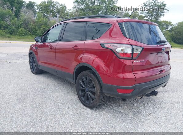 1FMCU0GD3HUC44171 2017 FORD ESCAPE Красный Задняя левая четверть