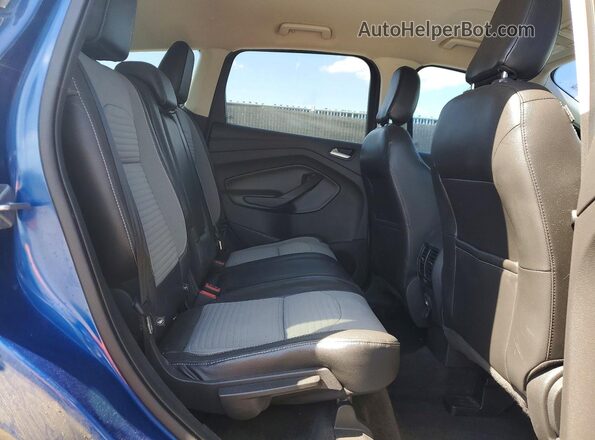 1FMCU0GD3JUA02079 2018 FORD ESCAPE Синий Вид задней части салона