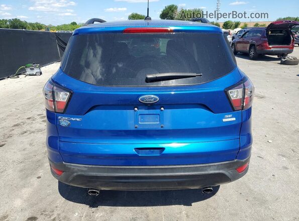1FMCU0GD3JUA02079 2018 FORD ESCAPE Синий Вид сзади