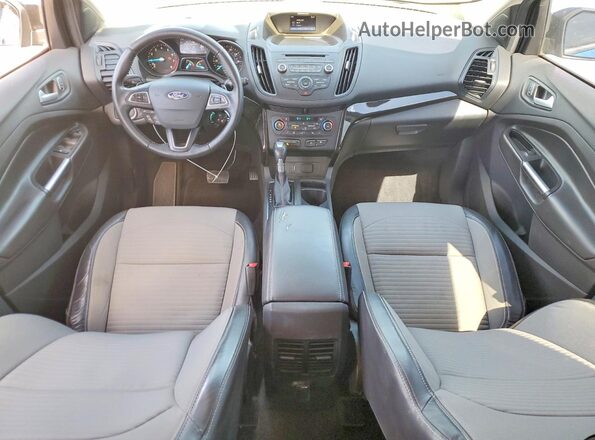 1FMCU0GD3JUA02079 2018 FORD ESCAPE Синий Вид панели приборов