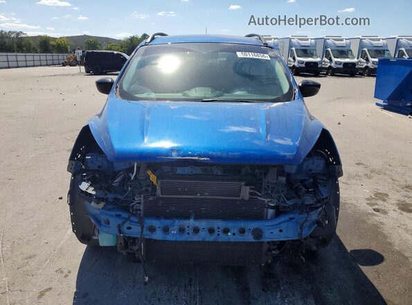 1FMCU0GD3JUA02079 2018 FORD ESCAPE Синий Вид спереди