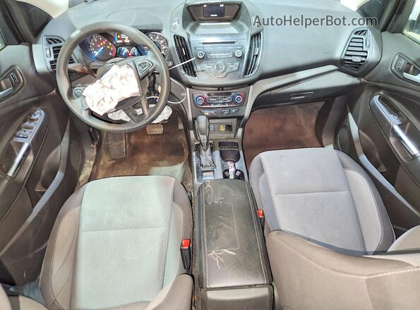 1FMCU0GD3JUB75293 2018 FORD ESCAPE White Widok deski rozdzielczej