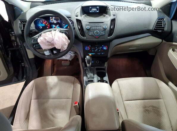 1FMCU0GD3JUC04596 2018 FORD ESCAPE Gray Vista del salpicadero