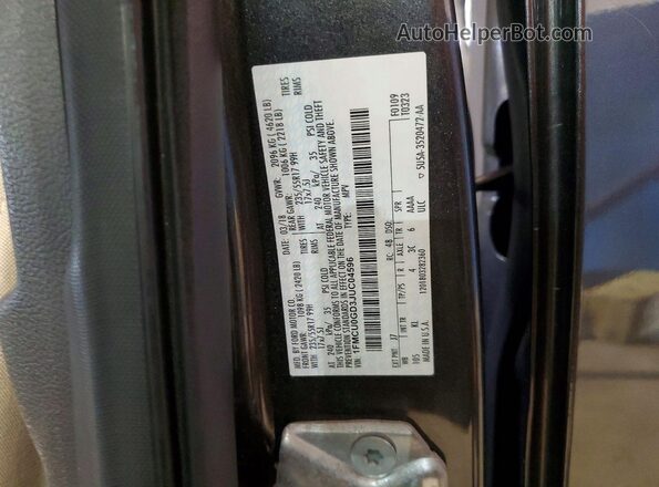 1FMCU0GD3JUC04596 2018 FORD ESCAPE Gray Vista de la etiqueta del VIN