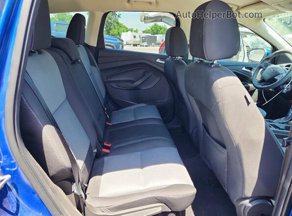 1FMCU0GD4HUC76692 2017 FORD ESCAPE Blue უკანა სავარძლების ხედი