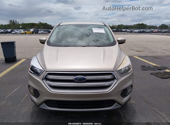 1FMCU0GD4HUD24725 2017 FORD ESCAPE Beige Вид щитка приладів