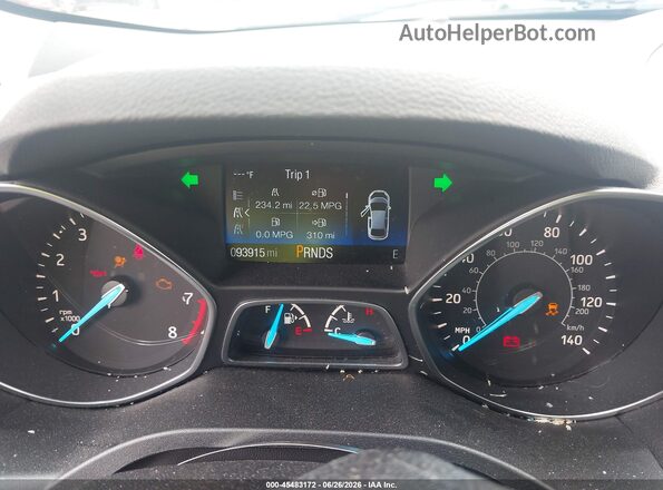 1FMCU0GD4HUD92944 2017 FORD ESCAPE Black Vista de los asientos traseros