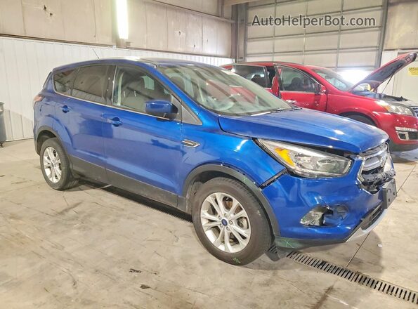 1FMCU0GD4HUE35937 2017 FORD ESCAPE Blue Przód prawy
