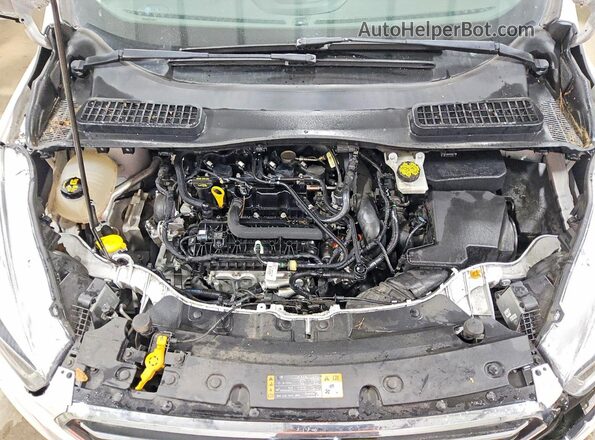 1FMCU0GD4KUC20775 2019 FORD ESCAPE Белый Вид подкапотного пространства