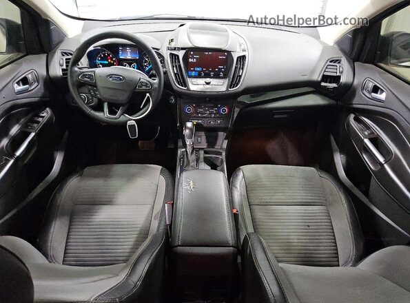 1FMCU0GD4KUC20775 2019 FORD ESCAPE Белый Вид панели приборов