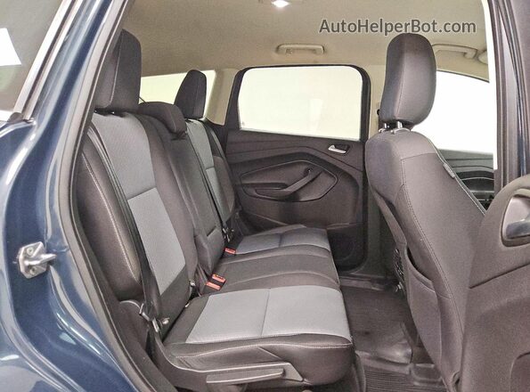 1FMCU0GD4KUC34420 2019 FORD ESCAPE Blue Rear interior view