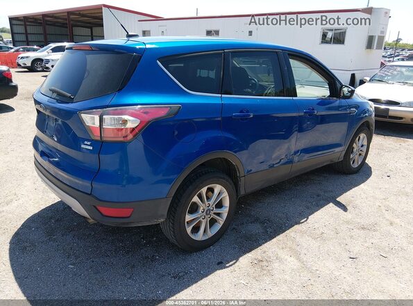 1FMCU0GD5HUA18097 2017 FORD ESCAPE Blue Tył prawy