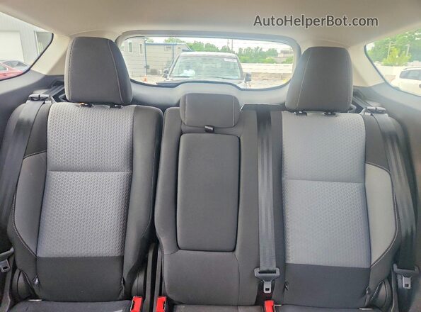 1FMCU0GD5HUA21288 2017 FORD ESCAPE Brown Rear seats view