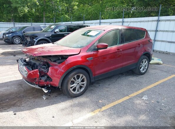 1FMCU0GD5HUC64518 2017 FORD ESCAPE Burgundy Vista tres cuartos delantera izquierda