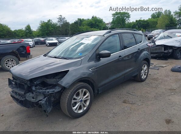 1FMCU0GD5HUC73784 2017 FORD ESCAPE Gray Առջևի ձախ երեք քառորդ տեսարան