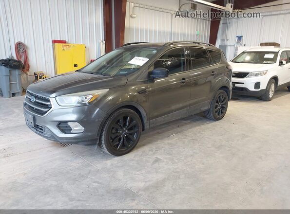 1FMCU0GD5HUE09038 2017 FORD ESCAPE Gray Vista tres cuartos delantera izquierda