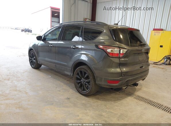 1FMCU0GD5HUE09038 2017 FORD ESCAPE Gray Trasero izquierdo