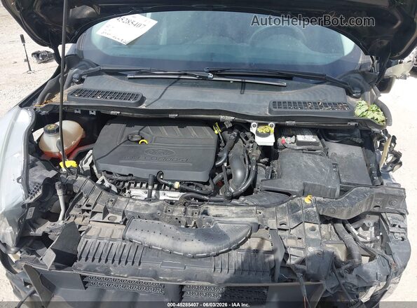 1FMCU0GD5HUE66243 2017 FORD ESCAPE Black Вид ззаду