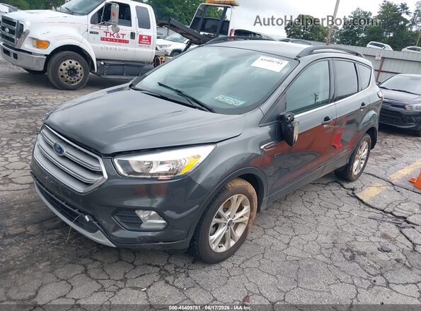 1FMCU0GD5JUD54838 2018 FORD ESCAPE Серый Передняя левая четверть