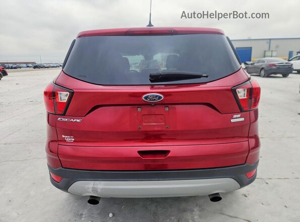 1FMCU0GD5KUA04689 2019 FORD ESCAPE Red Вид ззаду