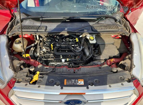 1FMCU0GD5KUA04689 2019 FORD ESCAPE Red Вид підкапотного простору