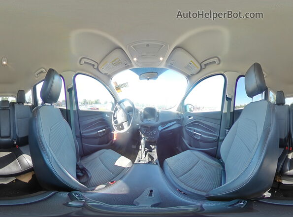 1FMCU0GD5KUA59031 2019 FORD ESCAPE Silver VIN კოდის სტიკერის ხედი