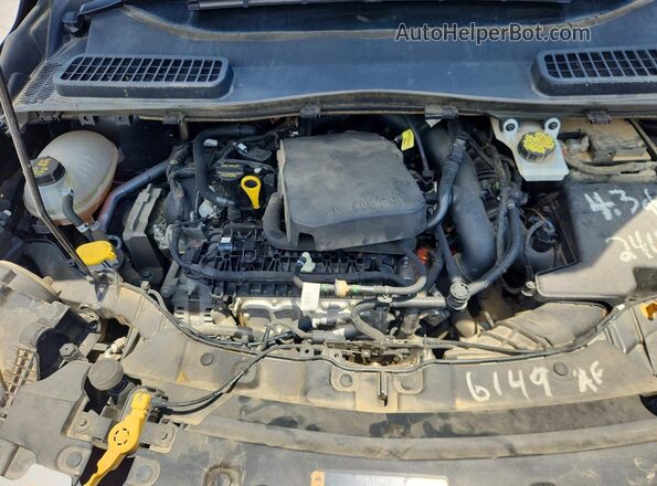 1FMCU0GD5KUB04940 2019 FORD ESCAPE Gray Widok komory silnika