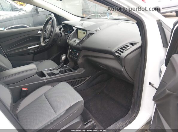 1FMCU0GD5KUB81906 2019 FORD ESCAPE White Widok wnętrza z przodu