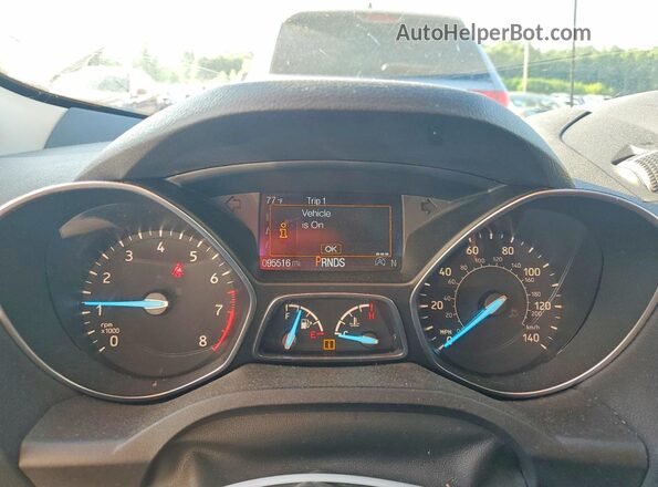 1FMCU0GD5KUB99287 2019 FORD ESCAPE Белый Вид щитка приборов