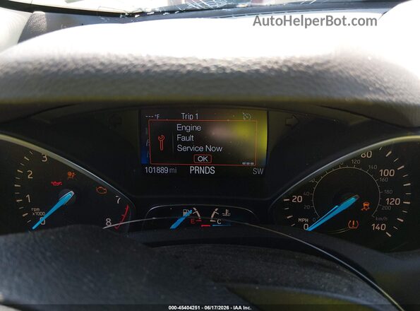 1FMCU0GD6HUB95564 2017 FORD ESCAPE Silver Հետևի նստատեղերի տեսք