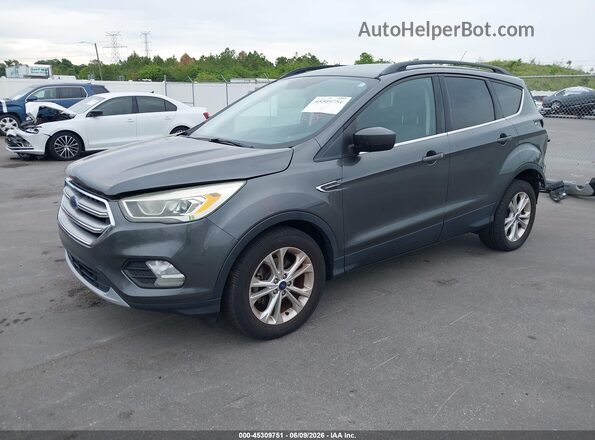 1FMCU0GD6HUC68142 2017 FORD ESCAPE Серый Передняя левая четверть
