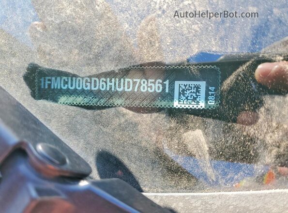 1FMCU0GD6HUD78561 2017 FORD ESCAPE White Շարժիչի բաժամունքի տեսք