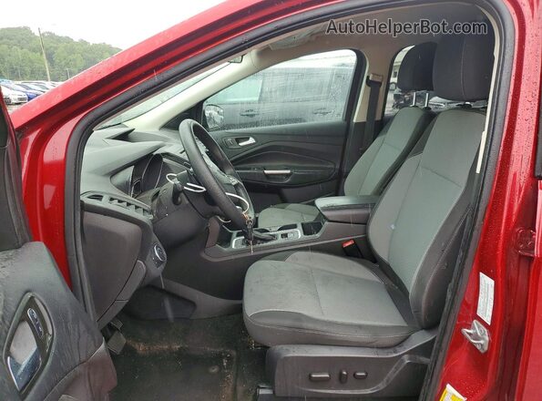 1FMCU0GD6HUE14281 2017 FORD ESCAPE Red Вид салону спереду