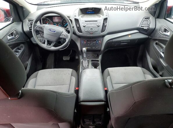 1FMCU0GD6HUE14281 2017 FORD ESCAPE Red Вид панелі приладів