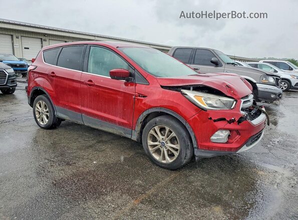 1FMCU0GD6HUE14281 2017 FORD ESCAPE Red Передня права чверть