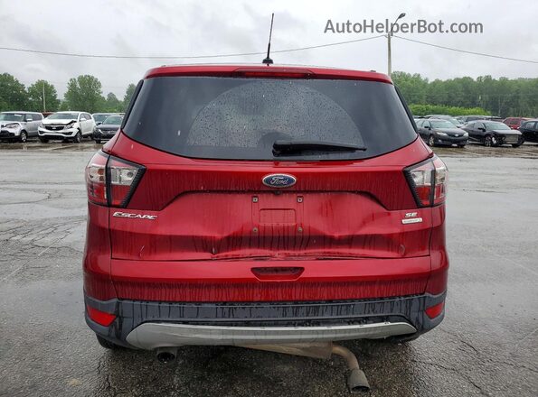 1FMCU0GD6HUE14281 2017 FORD ESCAPE Red Вид ззаду