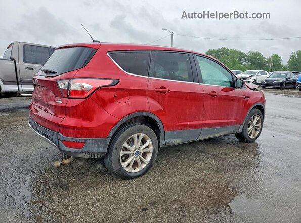 1FMCU0GD6HUE14281 2017 FORD ESCAPE Red Задня права чверть